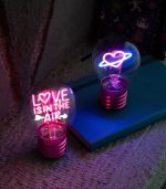 Love is in the Air Lightbulb - Shaped Table Lamp - Image 6