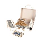 Tiny Teddy Travel, Blue Stripe