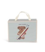 Tiny Teddy Travel, Blue Stripe - Image 3