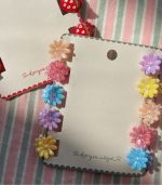 10 Pack Mini Flower Hair Claws - Image 3