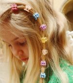 10 Pack Mini Flower Hair Claws - Image 2