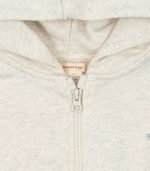 Loupi Zip Hoodie, Off White Melange - Image 4