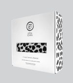 Animal Print Muslin Blanket - Reversible - Image 3