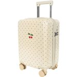 Travel Suitcase, Navy Dot