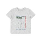 Famo Tee, Grey Melange
