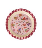 Kids Plate - Pink - Hero Print