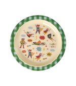 Kids Plate - Green - Hero Print