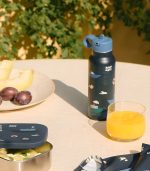 Falk Water Bottle 350ml, Sailing/Classic Navy - Image 2