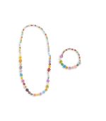 Flower Field Necklace And Bracelet Set - Image 5