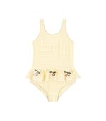 Etta Swimsuit, Banana Almond Check