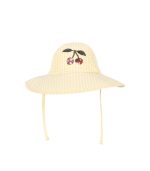 Etta Swim Hat, Banana Almond Check - Image 2