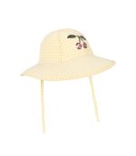 Etta Swim Hat, Banana Almond Check