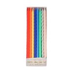 Meri Meri Multi Neon Twisted Candles (x 16)