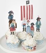 Meri Meri Pirate Ship Cupcake Kit (x 24 toppers) - Image 2