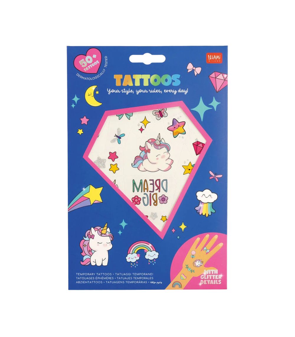 179 Temporary Tattoos - Unicorn - Image 1