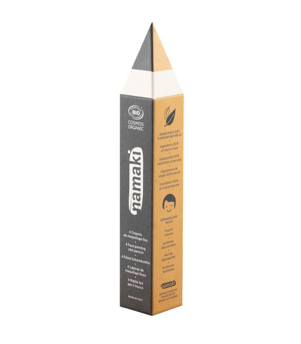 22 Face Painting Slim pencils, Gold, Silver, Black, White - Image 1