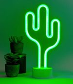 Neon-Effect LED Lamp - It's a Sign - Cactus - Image 2