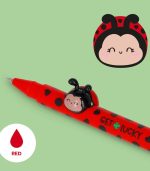 Gel Pen with "Get Lucky" Ladybug Animal Decoration - Lovely Friends - Image 2