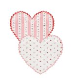 Meri Meri Vintage Rose Heart Plates (x 8)