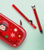 Gel Pen with "Get Lucky" Ladybug Animal Decoration - Lovely Friends - Image 3