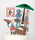 Pirates & Palm Tree Cake Toppers (x 7) - Image 3