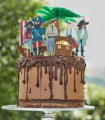 Pirates & Palm Tree Cake Toppers (x 7) - Image 2