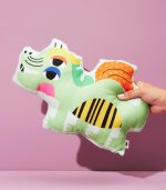 Toy Cushion - Green Dragon - Image 2