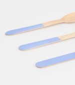 Meri Meri Cornflower Blue Wooden Cutlery Set (x 24) - Image 3