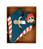 Meri Meri Blue Pirate Party Hats (x 8) - Image 5