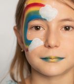 Rainbow Face Paint Pencils Set of 6 - Image 4
