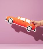 Toy Cushion - Red Car - Image 2