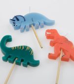 Meri Meri Dinosaur Candles (x 5) - Image 4