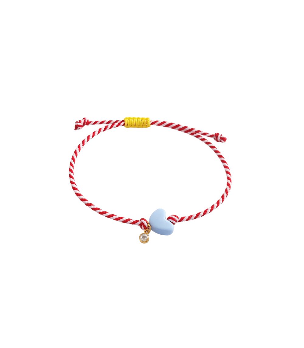 3 Martaki Blue Heart Bracelet - Image 1