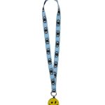 Smiley Storm Blue Lanyard