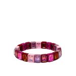 Mamacita Mosaic Muse Tile Bracelet, Red/Pink