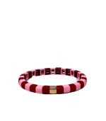 Mamacita Square Crush Tile Bracelet, Red/Pink - Image 5
