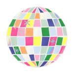 Meri Meri Disco Ball Large Plates (x 8)