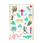Meri Meri Jungle Jamboree Temporary Tattoos (x 2 sheets)