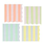 Meri Meri Pastel Stripe Large Napkins (x 16)