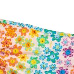 Fuzzy Blanket 70x100cm - Happy Flowers