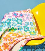 Fuzzy Blanket 70x100cm - Happy Flowers - Image 2