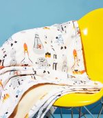 Fuzzy Blanket 70x100cm - Rockets - Image 2