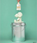 Snoopy ECO Corduroy Fresh Mint, 19cm - Image 2