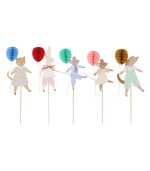 Meri Meri Animal Friends Cake Toppers (x 5) - Image 2