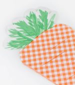 Gingham Carrot Napkins (x 16) - Image 3
