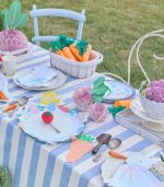Gingham Carrot Napkins (x 16) - Image 2