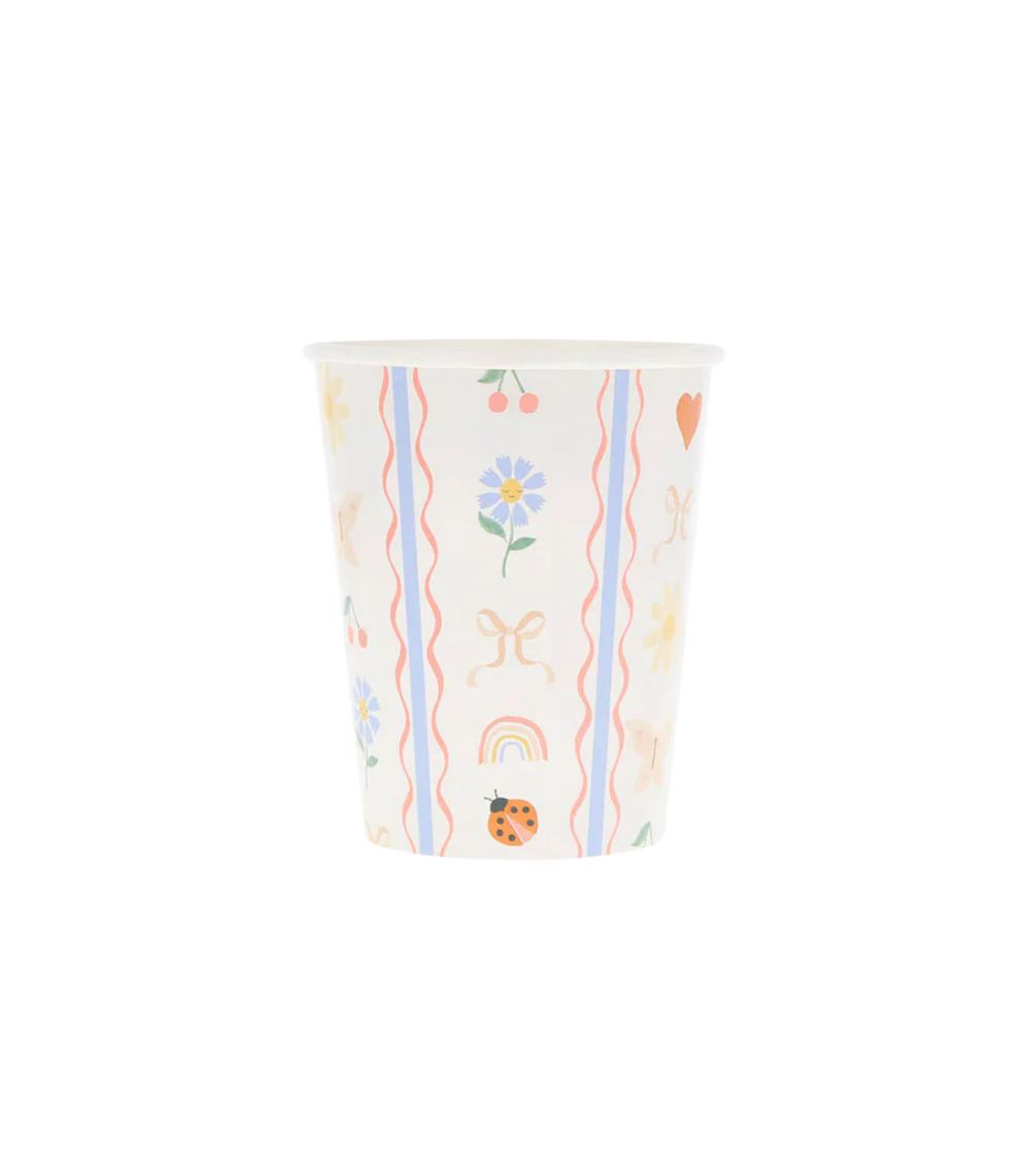 Meri Meri Easter Meri Meri Little Garden Party Cups (x 8) - Image 1