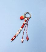 Strawberry Pearl Pop Key/Bag Charm - Image 2