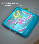 Neon Glow Tablet Light-Up Art Board - Image 3