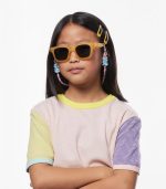 Izipizi Sun Junior 7-11y #Road - Polarized Yellow Honey - Green - Image 4